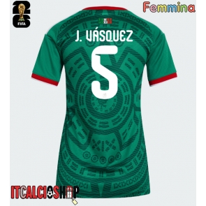 Messico Johan Vasquez #5 Prima Maglia Femmina Mondiali 2026 Manica Corta